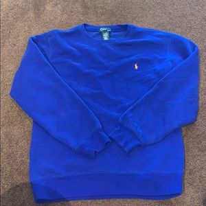 Boy’s royal blue sweatshirt